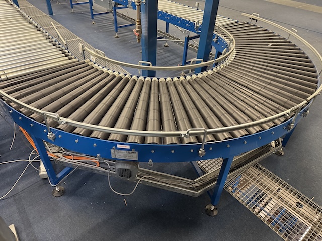 50- 60m angetriebene Rollenföderbahn, Blum, mit 180 Gradkurve – gebraucht - lagertechnik 50- 60m angetriebene Rollenföderbahn, Blum, mit 180 Gradkurve – gebraucht - – Bild 9