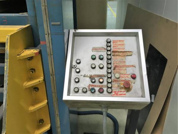 DORNIEDEN Blechlagerturm für Blechtafeln 1,50 x 3m, max. 12 Kassetten, 1,5to / Kassette – gebraucht - : lagertechnik