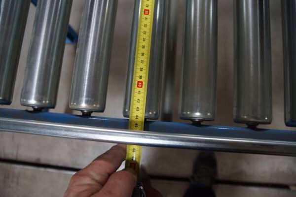 50m Fördertechnik, Rollenbahnen, unangetrieben, mit angetriebenen Kurven – gebraucht - : – Bild 9