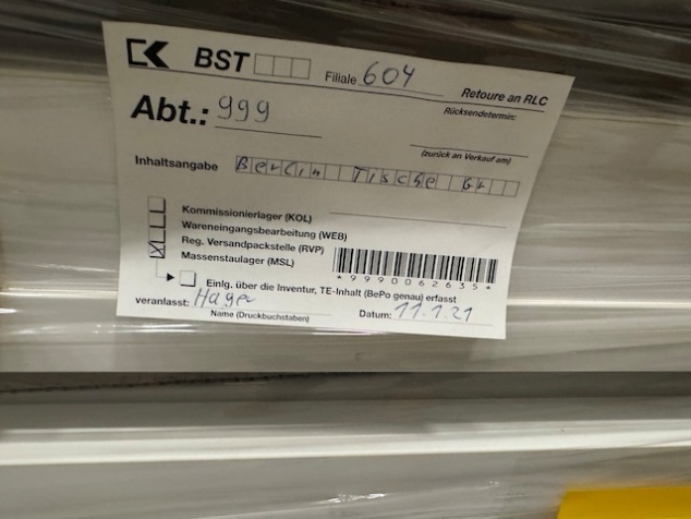 Präsentiertische wie aus Kaufhäusern (Karstadt) etc. bekannt, rollbar – Neu - lagertechnik Präsentiertische wie aus Kaufhäusern (Karstadt) etc. bekannt, rollbar – Neu - – Bild 9