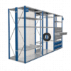Fachbodenregale, Nedcon, Höhe 2m, 2,20m und 2,50m, Breite 1,22m, Tiefen: 0,30m, 0,40m, 0,50mund 0,60m, 150kg / Boden, – Neuware - : – Bild 6