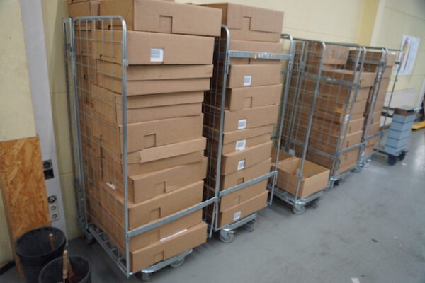 50 Stück Rollwagen, Kommissionierwagen, faltbar, nestbar, verzinkt, z.B. für Kisten - gebraucht - : – Bild 9