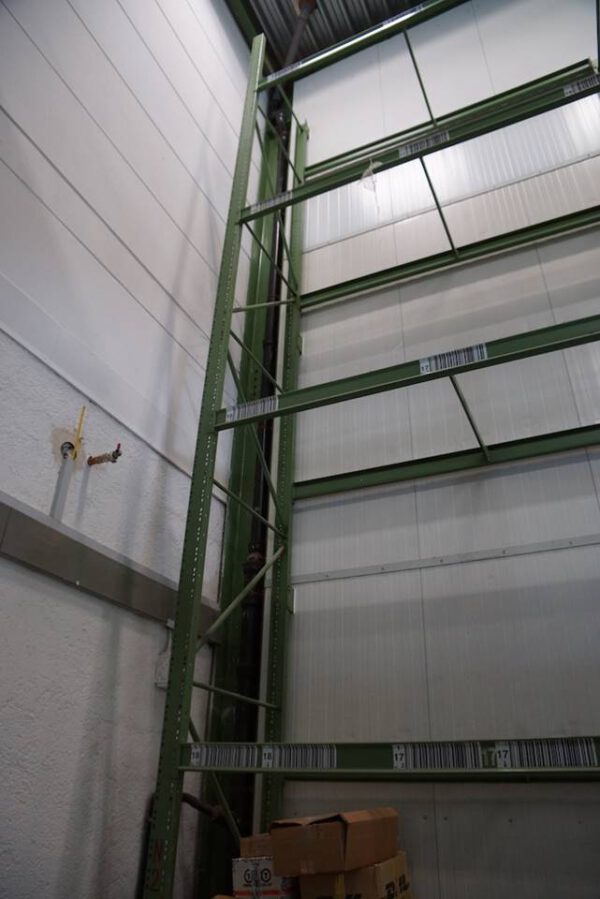 Palettenregal, max. 183 Stellplätze, ca. 7,70 bis 8,66m hoch – gebraucht - : lagertechnik