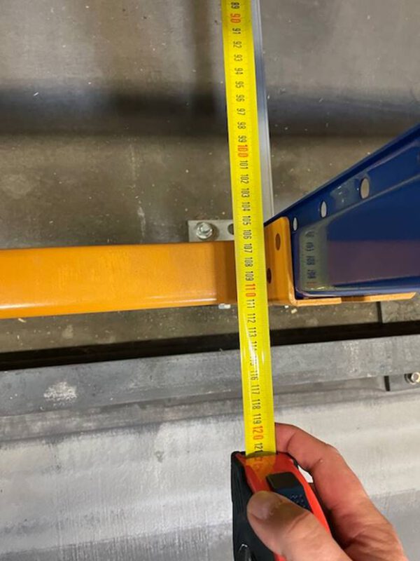 Palettenregal, Jungheinrich, ca. 6,10m hoch, 800kg / Palette, max. 2.600 Stellplätze – gebraucht – : – Bild 9