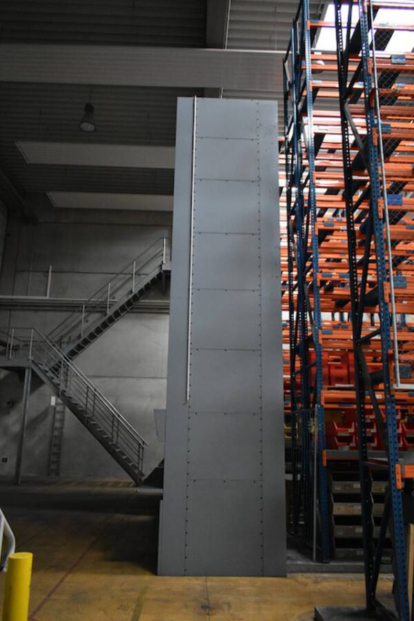 2 Stück Schwerlast - Lagerpaternoster, Zippel, ca. 7m hoch, 500kg pro Gondel – gebraucht -: – Bild 9
