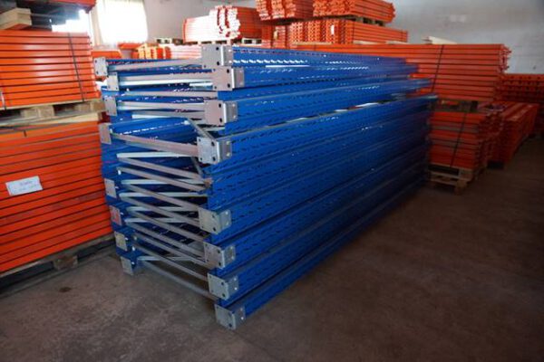 Palettenregal, SLP, Rahmen 1,66 bis 4m, viele Traversen – gebraucht - : – Bild 9