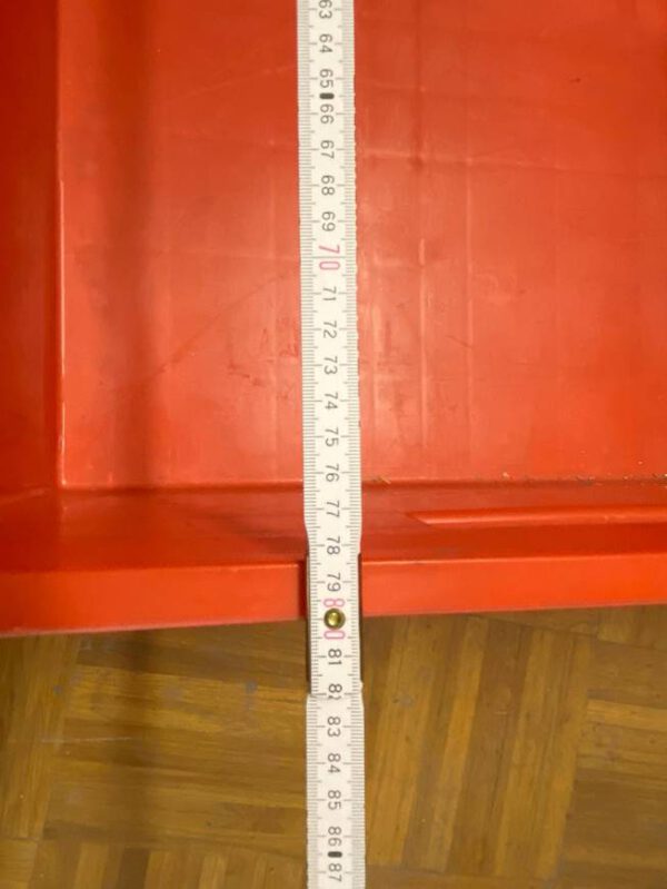 2.000 Stück Euro Stapelbehälter, Stapelbox, Lagerbox, Lagerkästen, rot, 80 x 60, bzw. 60 x 40, ca. 32cm hoch – gebraucht - : – Bild 9