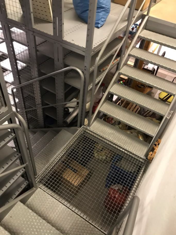 Fachbodenregalanlage, SSI Schäfer Regalanlage R 4000, 2 Ebenen – gebraucht - : – Bild 10