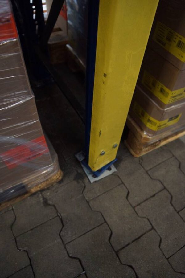 Palettenregal mit Quereinlagerung, SLP, bis zu 4.300 Stellplätze, 1.000kg / Palette, 7,50m hoch, mit Tiefenstegen– gebraucht - : – Bild 9
