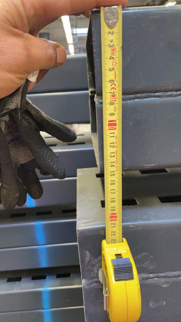 Kragarmregale, sipag, ein- und zweiseitig, 1.000kg / Arm, Höhe 5,50m, eingehängte Arme – gebraucht - : – Bild 11