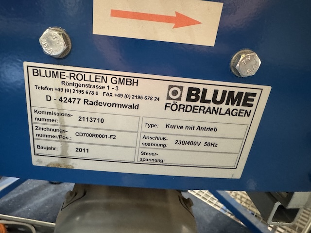50- 60m angetriebene Rollenföderbahn, Blum, mit 180 Gradkurve – gebraucht - lagertechnik 50- 60m angetriebene Rollenföderbahn, Blum, mit 180 Gradkurve – gebraucht - – Bild 10