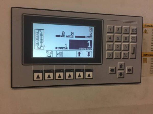 2 Stück Lagerpaternoster, Kardex (Bellheimer), 4,15m hoch, 180 bzw. 650kg pro Gondel – gebraucht -: lagertechnik