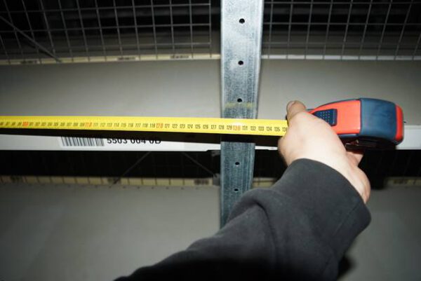 3 geschossige Fachbodenregalanlage, Meta, ca. 375m2 Grundfläche, 100kg Traglast pro Boden – gebraucht - : – Bild 10