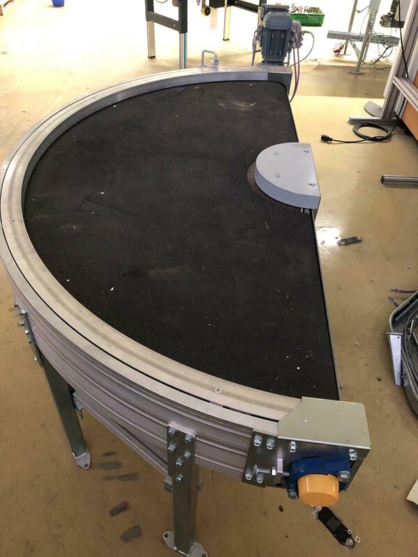 Kurvengurtförderer 180 Grad mit SEW – gebraucht - :