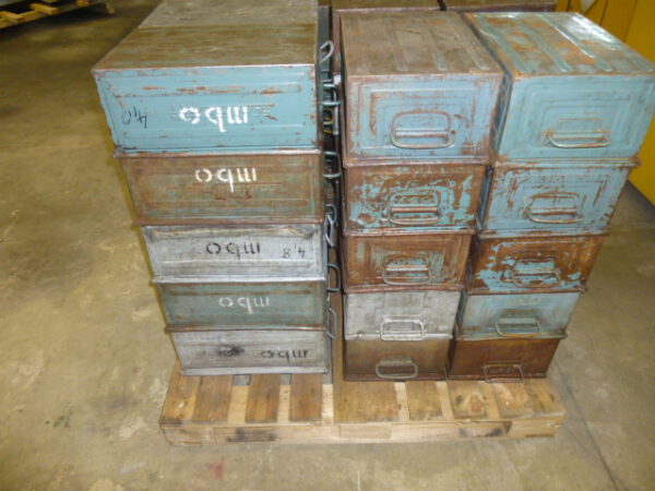 72 Stück Stapeltransportkisten, 480 x 320 x 200mm, LF 14/6, Metall  – gebraucht - : – Bild 4