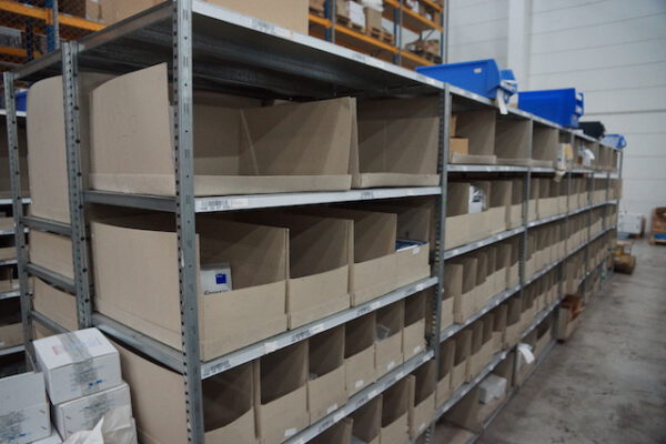 Fachbodenregale, Stecksystem, Hersteller dalminels, 1,30m x 0,60m (andere Maße erhältlich), Rahmenhöhe 2,20m (andere Höhen erhältlich) – Neuware - : – Bild 10
