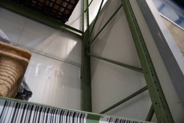 Palettenregal, max. 183 Stellplätze, ca. 7,70 bis 8,66m hoch – gebraucht - : lagertechnik