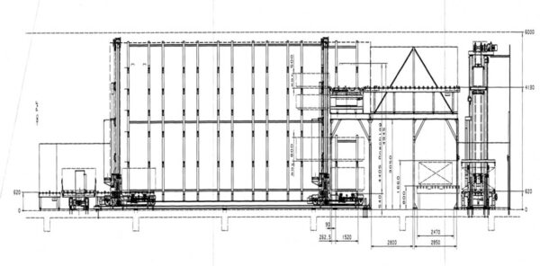 2 gassiges automatisches Kragarmregal – Langgutlager – gebraucht - : – Bild 10