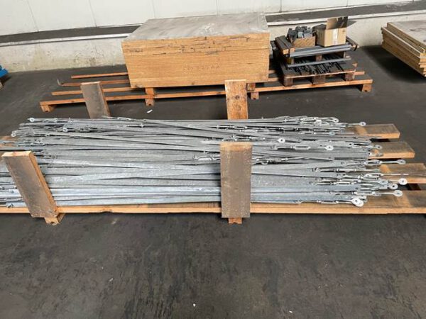 Kragarmregal, OHRA, zweiseitig, 7,40m hoch, Armlänge 1,25m, 1,20 Tonnen pro Arm, 14.641kg pro Rahmen, – gebraucht - : – Bild 10