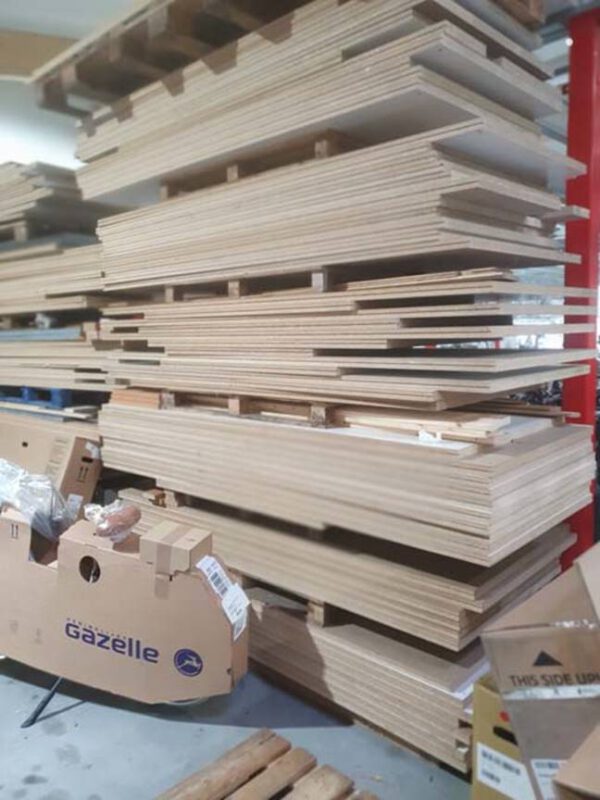 Systembau-Lagerbühne, ca. 350m2 mit Spanplatten, 500kg/m2 – gebraucht - : – Bild 10