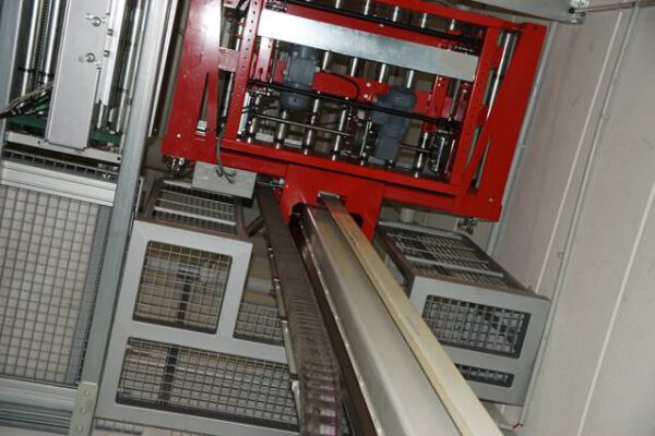 Heber (Aufzug) mit angetriebene Rollenbahn – gebraucht - – Bild 10