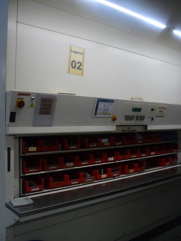 4 Stück Lagerpaternoster, Hänel, Höhe ca. 3,50m, Traglast 107kg / Gondel – gebraucht -: – Bild 10