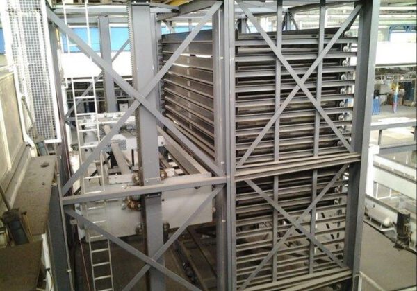 CNC Blech Hochregallager, FMG,  zur vollautomatischen Bestückung von 2 Laser Maschinen - gebraucht - : – Bild 10