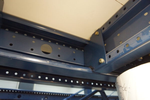 Lagerbühne, Bodenebene plus 2 Ebenen, 500kg/m2, Grundfläche 56m – gebraucht - : – Bild 11