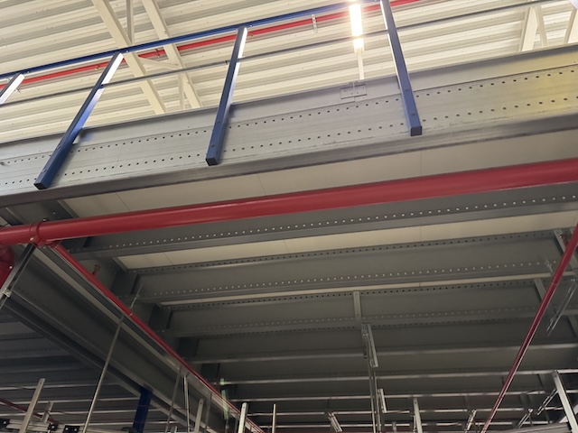 1.200m2 Lagerbühne / Mezzanine, Traglast 500kg/m2, - gebraucht - : lagertechnik 1.200m2 Lagerbühne / Mezzanine, Traglast 500kg/m2, - gebraucht - : – Bild 11