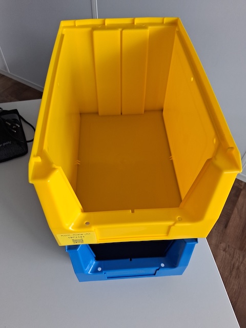 1.000 – 1.500 Stück, Sichtlagerkästen, L: 350mm, B: 210mm, H: 200mm - gebraucht - : lagertechnik 1.000 – 1.500 Stück, Sichtlagerkästen, L: 350mm, B: 210mm, H: 200mm - gebraucht - : – Bild 5