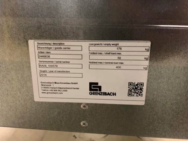 800 St. TRANSPORTIERBARE, EINZELNE Fachbodenregale, Apfel, Böden ca. 89cm x 1,28m, 7 Böden pro Feld – gebraucht - : – Bild 11