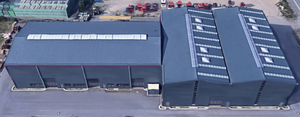 2 Stahlhallen (1 Kalthalle und 1 Warmhalle) mit Kranbahnen - gebraucht - : – Bild 3