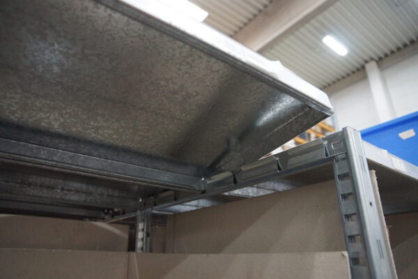 Fachbodenregale, Stecksystem, Hersteller dalminels, 1,30m x 0,60m (andere Maße erhältlich), Rahmenhöhe 2,20m (andere Höhen erhältlich) – Neuware - : – Bild 11