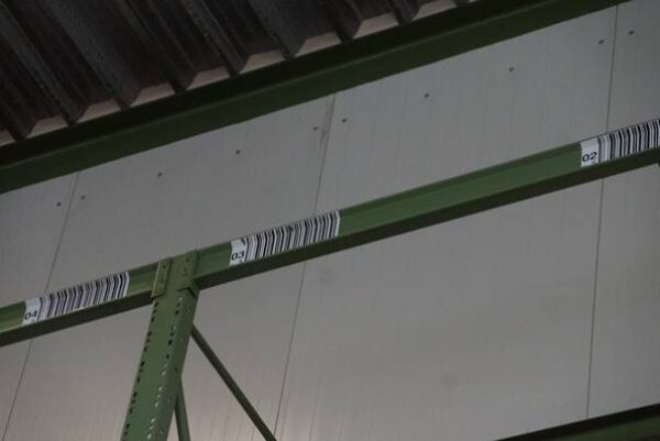 Palettenregal, max. 183 Stellplätze, ca. 7,70 bis 8,66m hoch – gebraucht - : lagertechnik