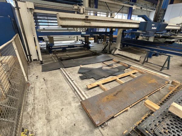 automatischer Blechlagerturm, Stopa, Einzel bzw. Doppelturm, für Bleche max. 1,50m x 3m, 3 To. Kassette, 49 Lagerplätze – gebraucht - : – Bild 11