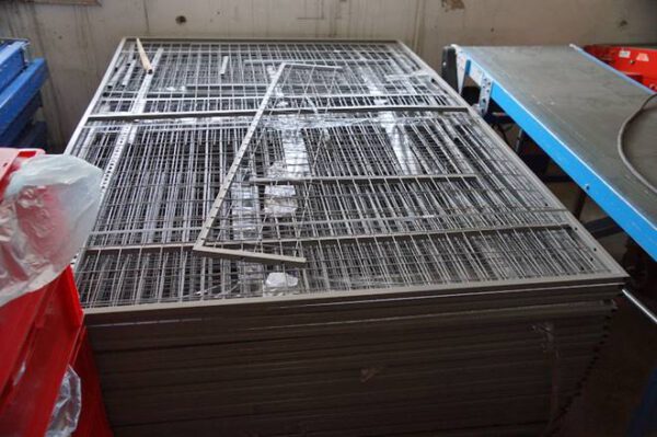 Palettenregal, SLP, Rahmen 1,66 bis 4m, viele Traversen – gebraucht - : lagertechnik