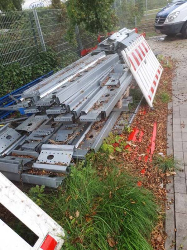 Systembau-Lagerbühne, ca. 350m2 mit Spanplatten, 500kg/m2 – gebraucht - : – Bild 11