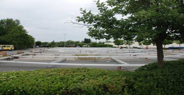 Hochwertige Lorsberger Alu-Leichtbau / Lagerhalle mit viel Ausstattung, 2.100m2 , Schneelast 1,00 kN/m² (75 kg), inkl. 2 x Bürocontainer, 2 x Sanitärcontainer, Fäkalientank, Heizung. etc. - gebraucht - :  – Bild 11