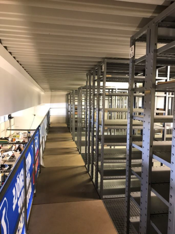 Fachbodenregalanlage, SSI Schäfer Regalanlage R 4000, 2 Ebenen – gebraucht - : – Bild 12