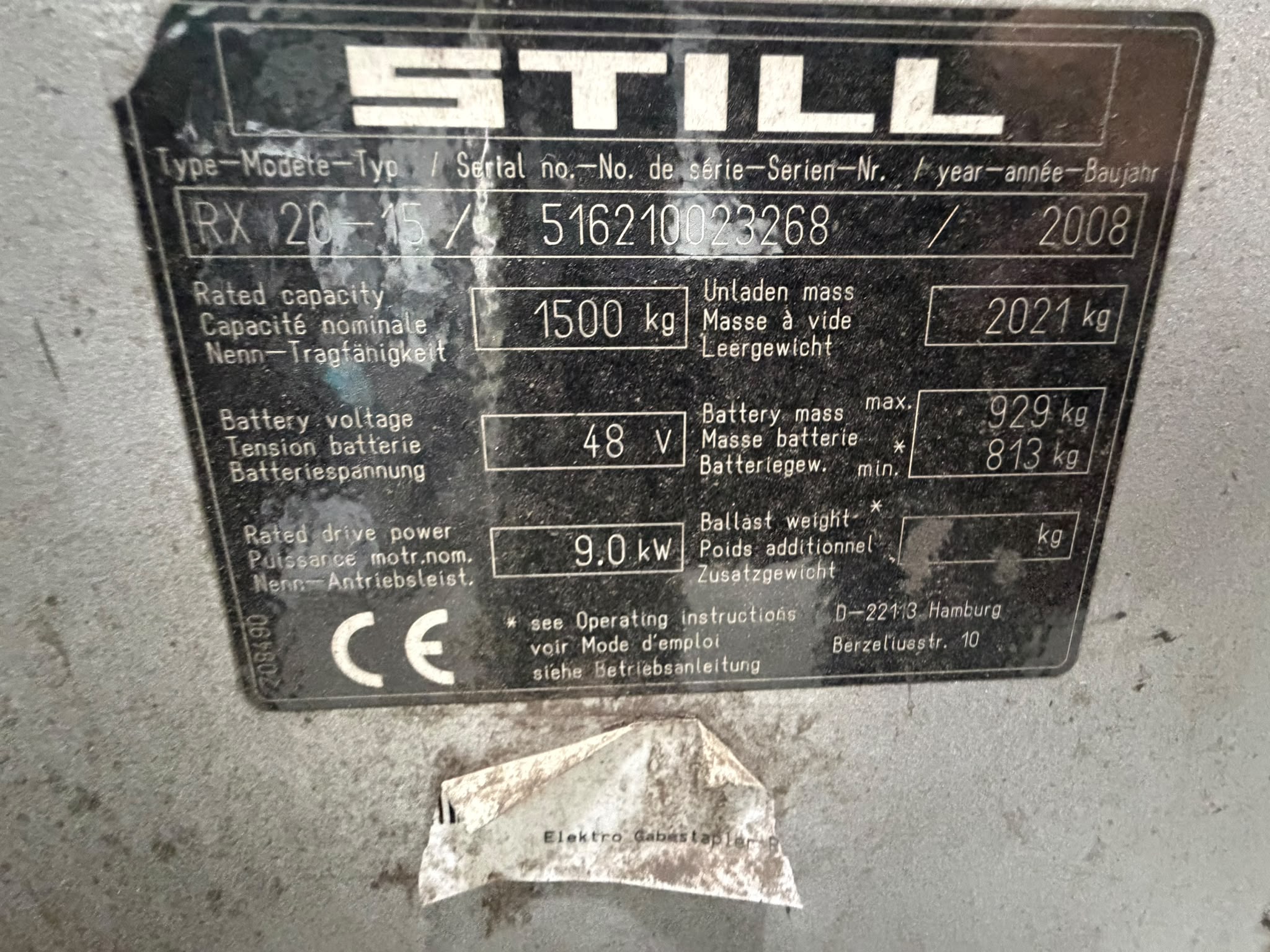 Gabelstapler, Still, RX 20-15, Zinkenverstellgerät – gebraucht - : lagertechnik Gabelstapler, Still, RX 20-15, Zinkenverstellgerät – gebraucht - : – Bild 12