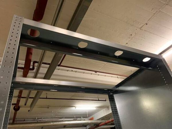 800 St. TRANSPORTIERBARE, EINZELNE Fachbodenregale, Apfel, Böden ca. 89cm x 1,28m, 7 Böden pro Feld – gebraucht - : – Bild 12