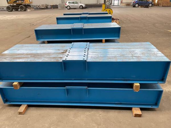 Kragarmregal, OHRA, zweiseitig, 7,40m hoch, Armlänge 1,25m, 1,20 Tonnen pro Arm, 14.641kg pro Rahmen, – gebraucht - : – Bild 12