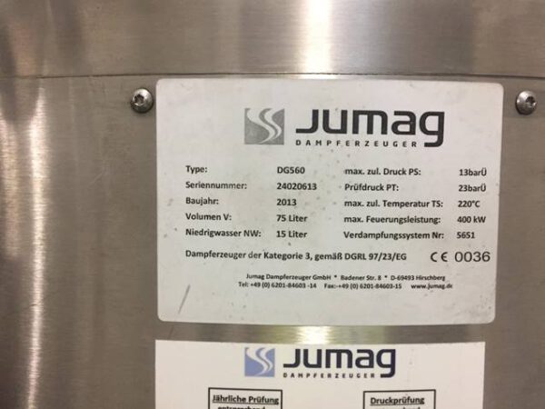 Veit Tunnelfinisher Typ 8656 1+2+3 mit Jumag Dampferzeuger Typ DG560 mit Wasseraufbereitungsanlage – gebraucht -: – Bild 12