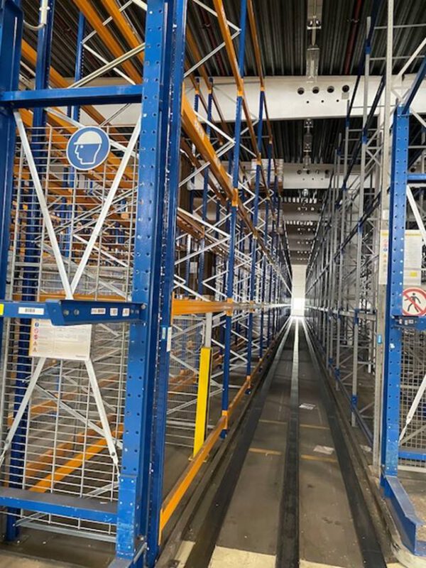 Palettenregal, Jungheinrich, ca. 6,10m hoch, 800kg / Palette, max. 2.600 Stellplätze – gebraucht – : – Bild 12