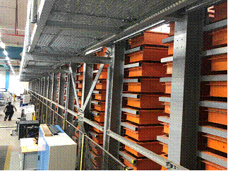 Kasto Kassettenlanggutlager für bis 6m Langgut, ca. 468 Kassetten, 2to / Kassette – gebraucht -: lagertechnik
