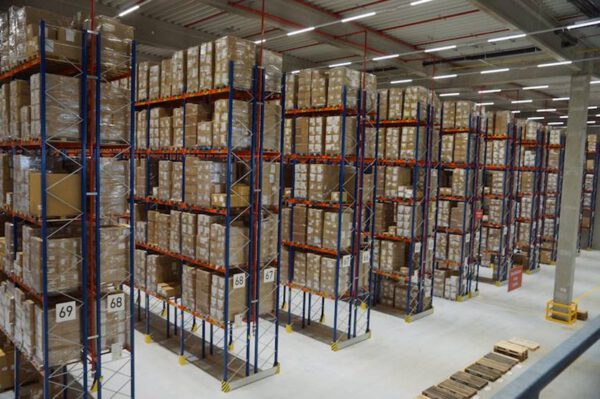 Palettenregal, SLP, 6.576 Stellplätze, oberste Lagerebene: 10,66m, 800kg / Palette,  – gebraucht - : – Bild 11