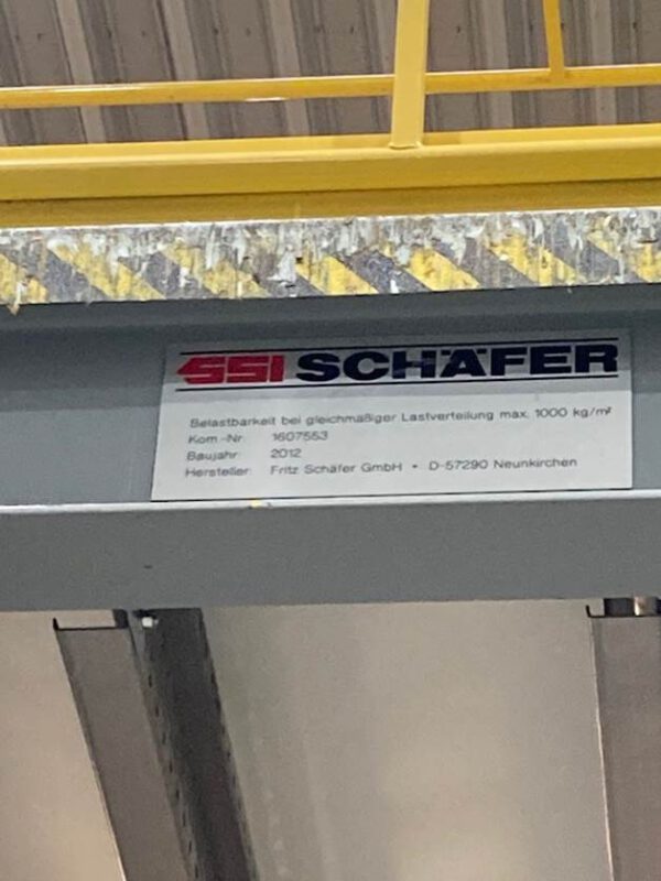 Schwerlast – Stahlbau - Lagerbühne, SSI Schäfer, freitragend, ca. 568,75m2 mit Spanplatten und teils Gitterrosten, 1.000kg/m2 – gebraucht - : lagertechnik