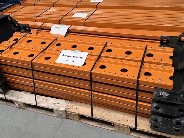 134 Stück, Flankenschutz / Rahmenschutz / Anfahrschutz / Leitplanke für Palettenregale, Einzelreien und Doppelreihen, Nedcon - gebraucht - : lagertechnik 134 Stück, Flankenschutz / Rahmenschutz / Anfahrschutz / Leitplanke für Palettenregale, Einzelreien und Doppelreihen, Nedcon - gebraucht - : – Bild 6