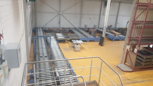 400m angetriebene Euro – Palettenfördertechnik, 1 Tonne / Palette - gebraucht - : – Bild 13