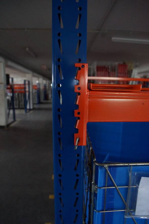 Palettenregal, SLP, ca. 366 Palettenstellplätze, Rahmenhöhen ca. 2,10m – gebraucht - : lagertechnik